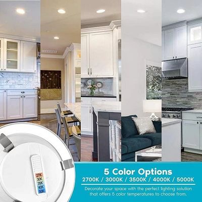 Plastic LED Surface Mount Ceiling Lights , 750lm 10w LED Ceiling Light
