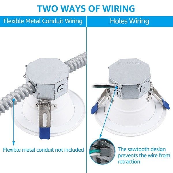 LED Ceiling Smart Flush Mount Light 4 Inch 10w 5000K All In One ETL Certified