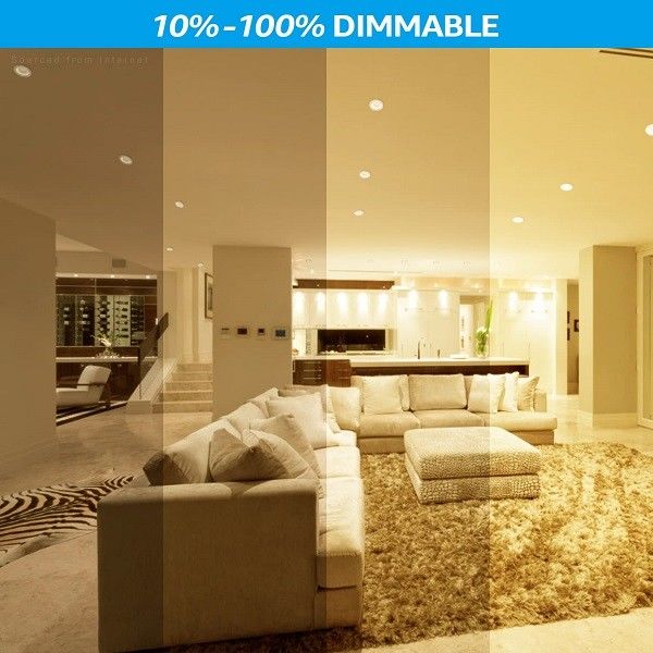 LED Ceiling Smart Flush Mount Light 4 Inch 10w 5000K All In One ETL Certified