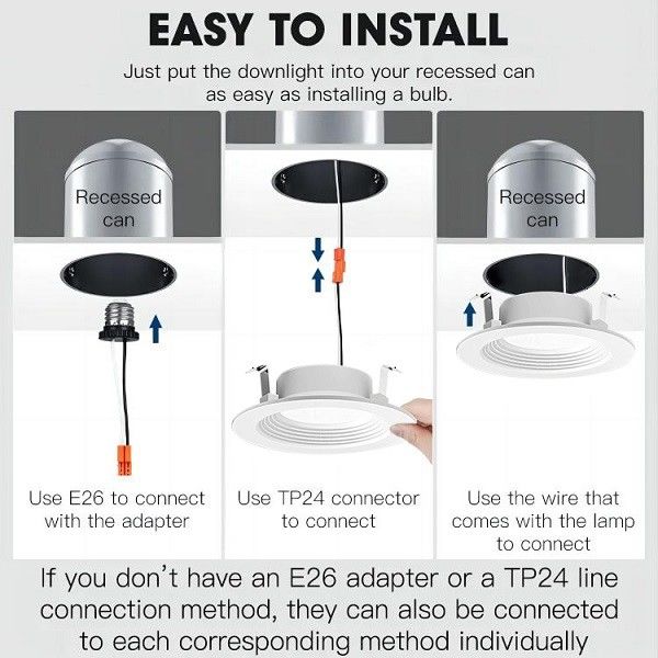 Dimming 4000k LED Ceiling Light , Flush Mount Recessed Lighting 4 Inch 8.5w