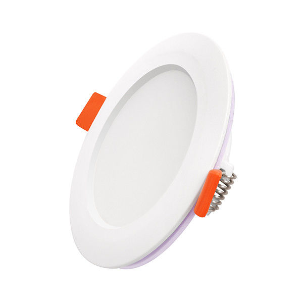 Plastic Backlit Flat Slim Round Panel Light 7W 5CCT 3 Inch Ultra Thin COB