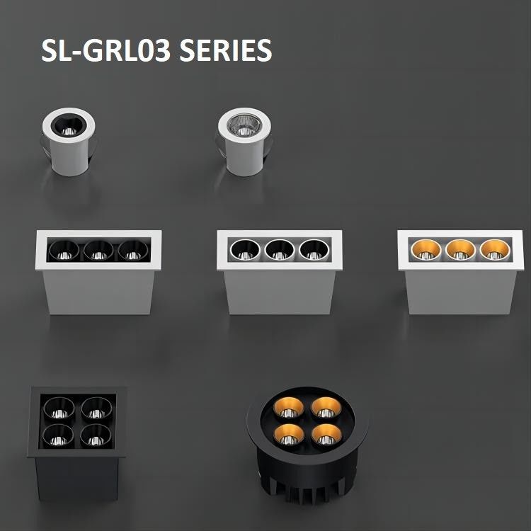 ETL Certified Round  Multi Spot Light , 8°  Recessed Spot Light 50000hrs