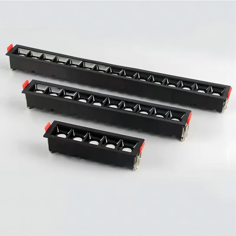 Aluminum PC LED Linear Spotlight Eye Friendly CRI90 6000K IP20 ES Certified